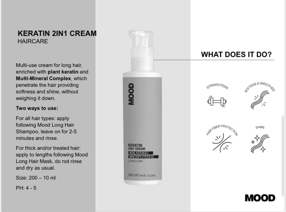 Keratin 2 in 1 Cream 200ml-0