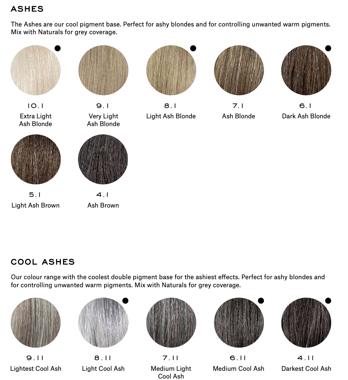 REF Permanent Colour - Ashes