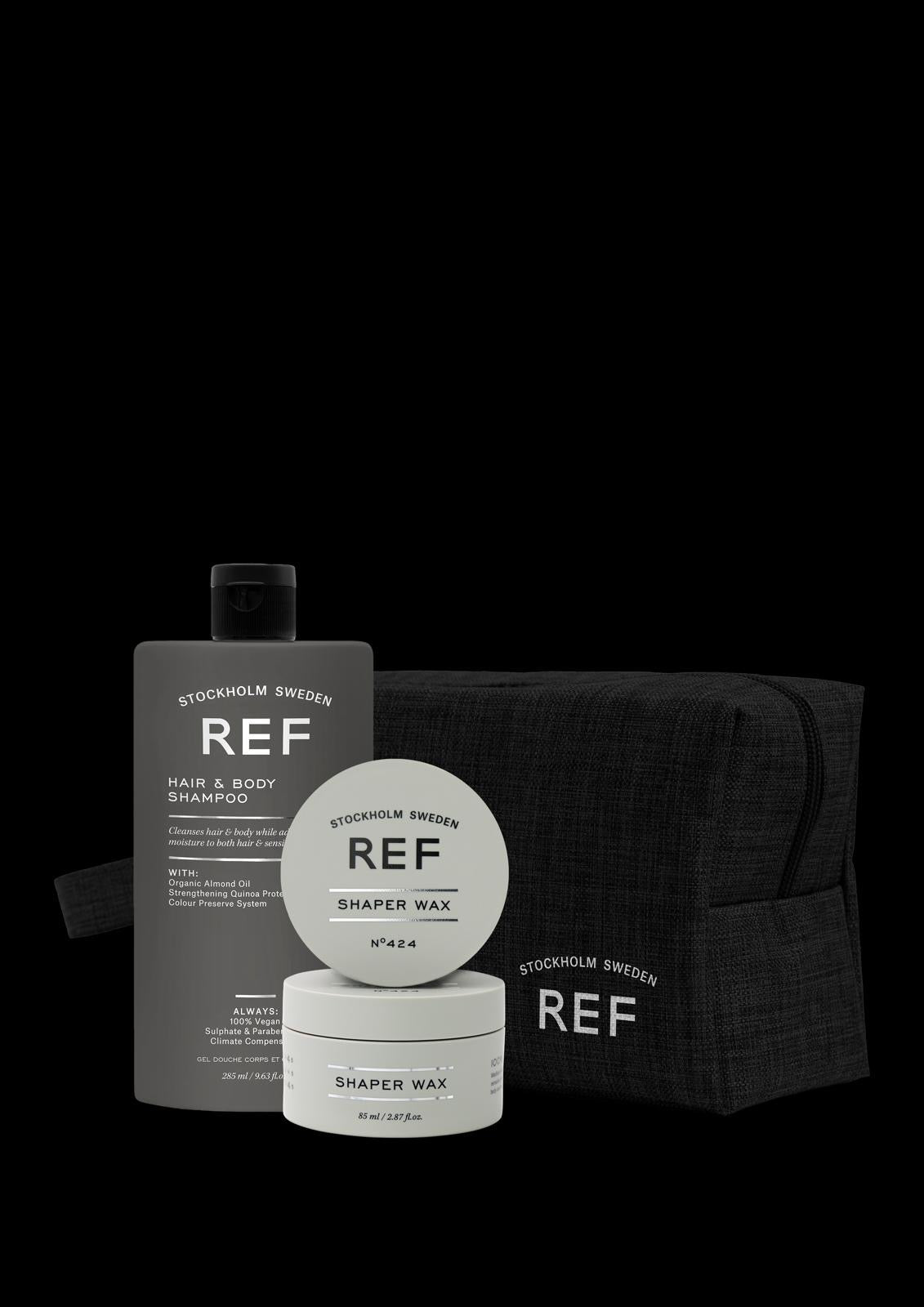 REF Xmas Wash Bag Hair, Body &amp; Shaper Wax