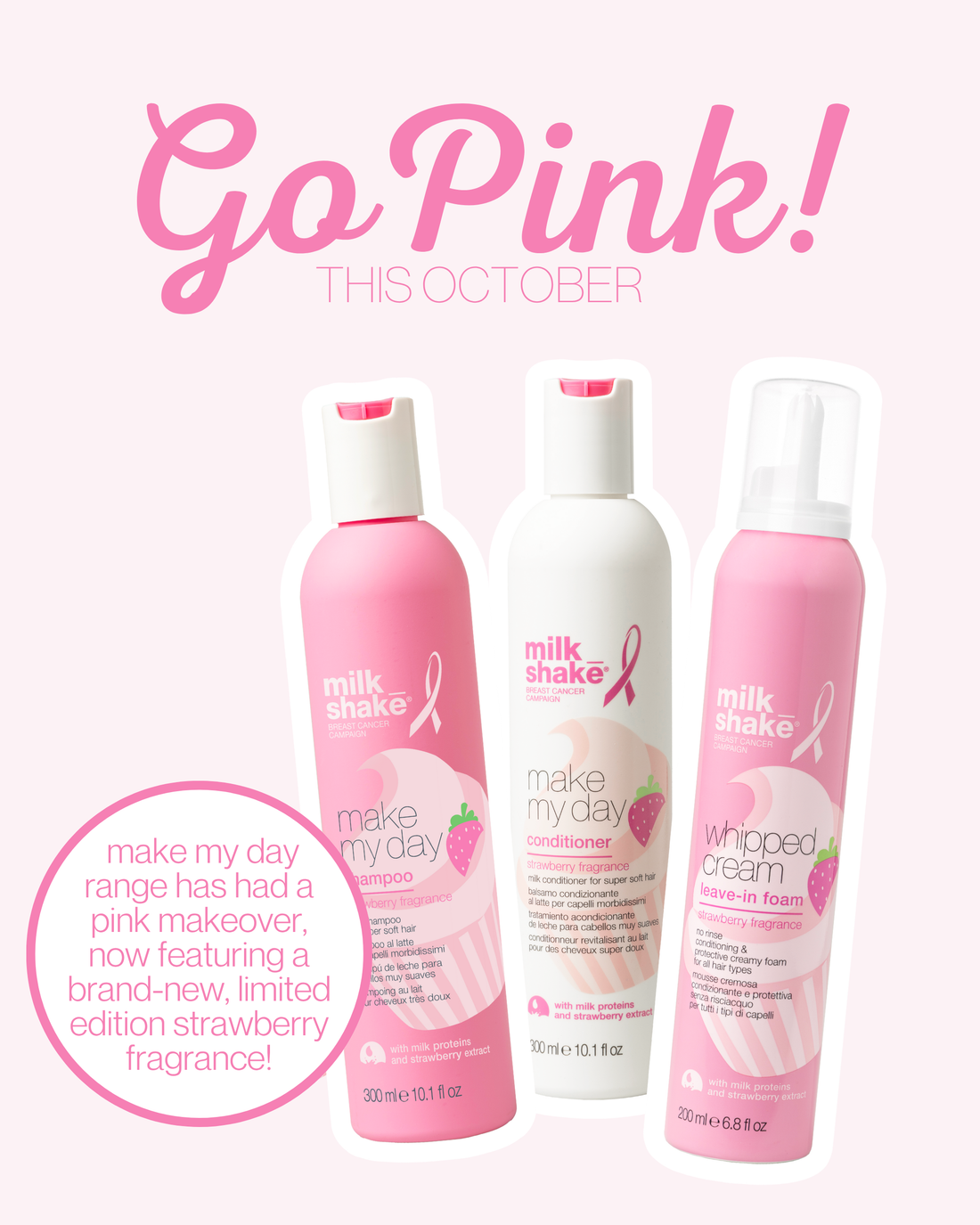 Go Pink Promotions 2025 NEW STRAWBERRY FRAGRANCE