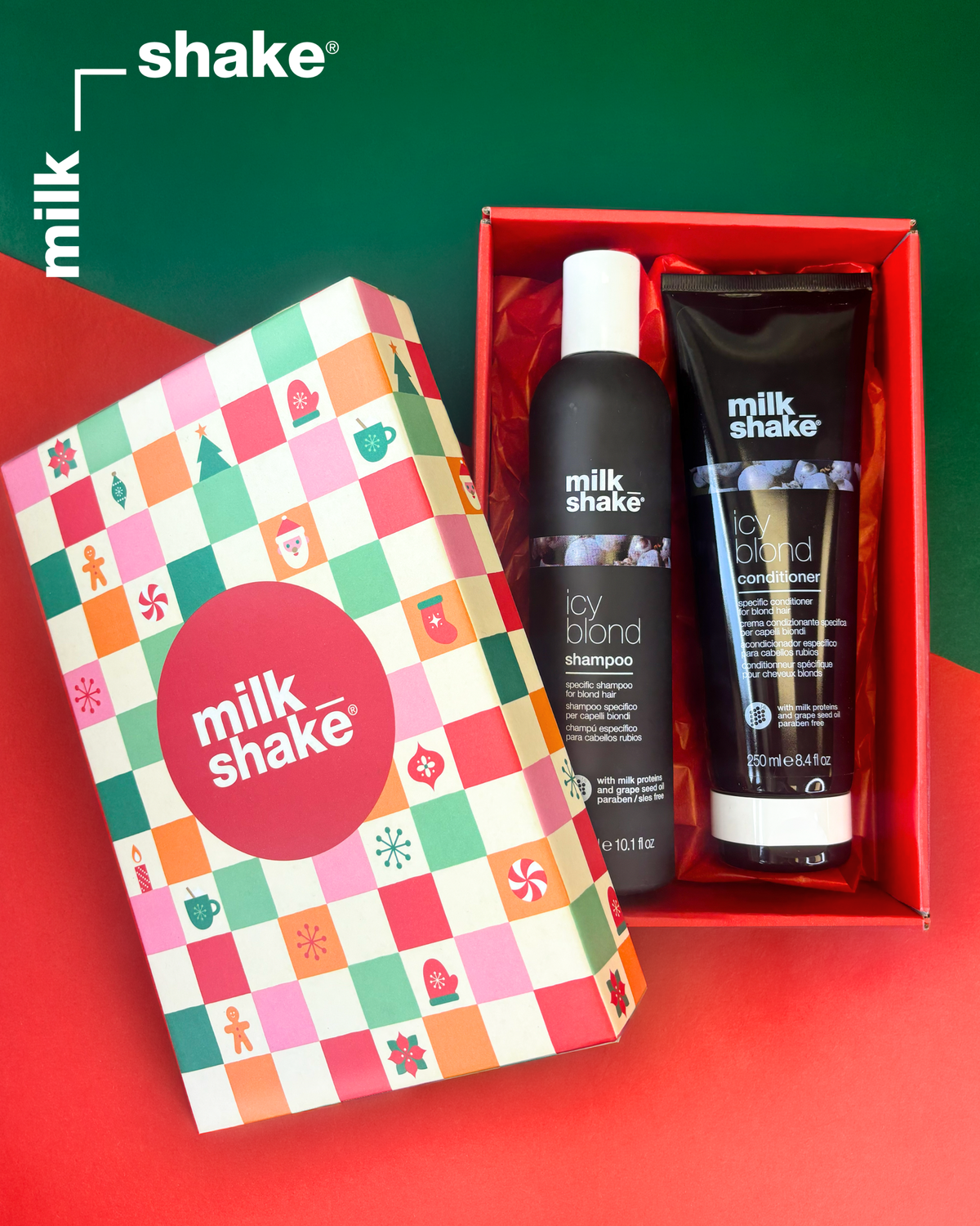 milk_shake Icy Blonde Duo Christmas Giftset