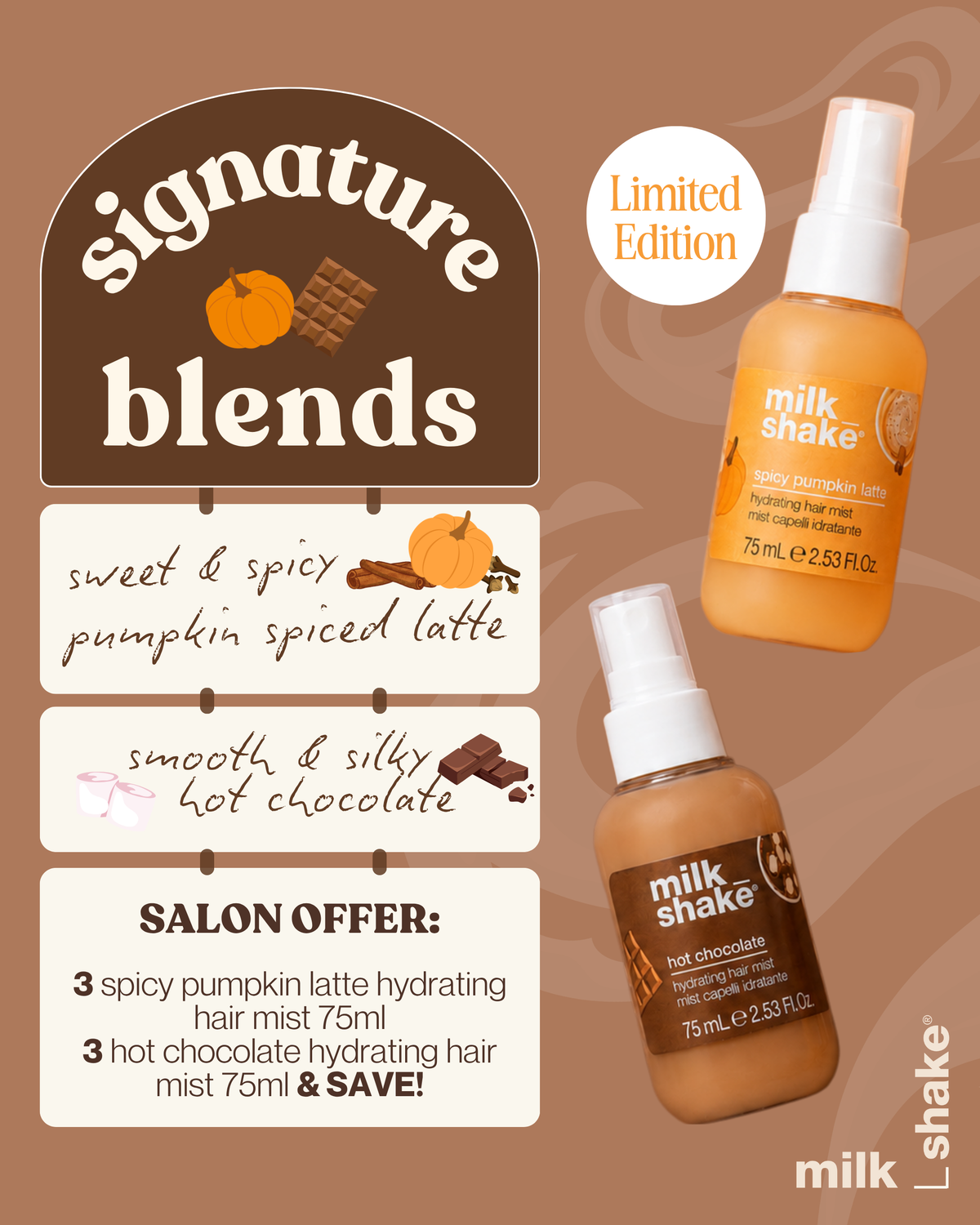 Milk Shake Signature Blends Promotion