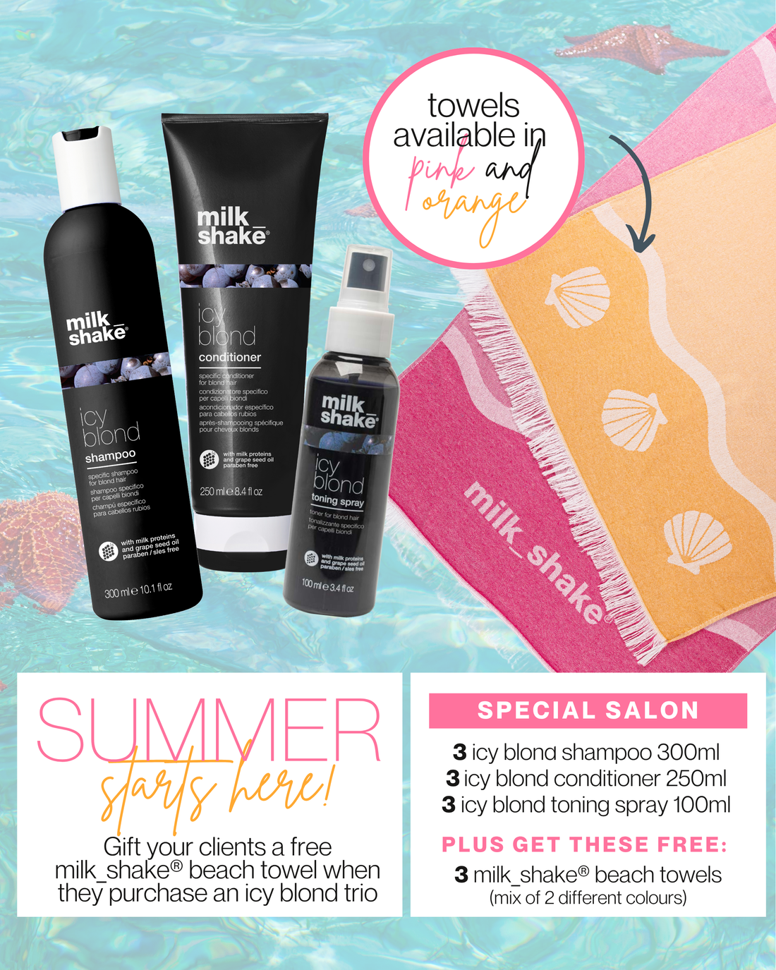 Summer Starts Here - Icy Blond Deal