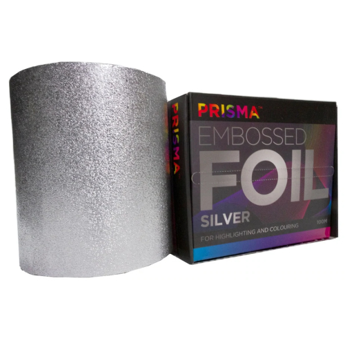Prisma Embossed Foil Silver Roll-0