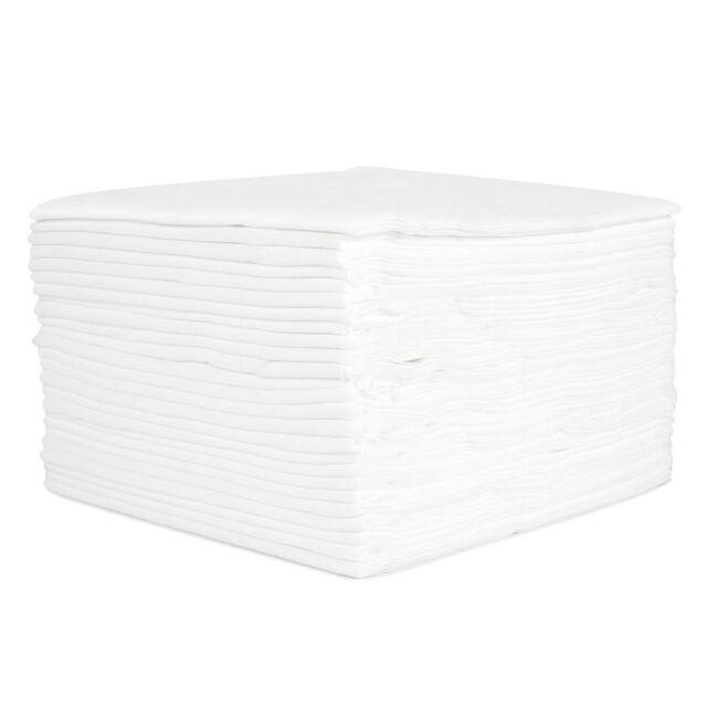 White Disposable Salon Towels GO LARGE (Pack 600)-0